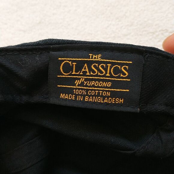 HUF Hex Volley Cap Hat Unisex OS Black Diamond Bill Cotton Logo Strap Back USA - Picture 12 of 12